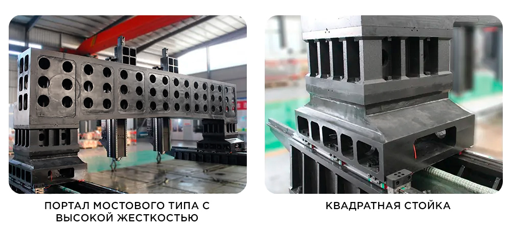 Портальный высокоскоростной сверлильно-фрезерный станок с ЧПУ BOSM-DS6060